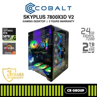 COBALT SKY PLUS 7800X3D V2 - Ryzen 7 7800X3D - ZOTAC RTX 5070 TWIN EDGE OC 12GB - 24GB RAM - 2TB SSD