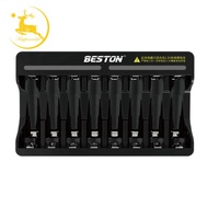 Beston 8 Slot Fast Smart Intelligent Lithium Battery Charger for 1.5V AA AAA Rechargeable Battery Quick Charger