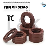 FKM OIL SEALS / VITON / DOUBLE LIPS WITH SPRING / TC TYPE / ID-9MM / 9X20X7 9X20X7F