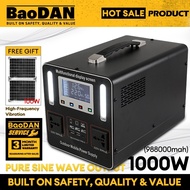 1000W Power Station 988000mAh Portable Large Capacity Power Station 220V Emergency Backup Power Pack