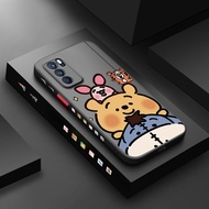 OPPO Reno 6 Pro 5G Reno 6 Pro+ 5G Case Winnie the Pooh Hard Casing Side Full Back Cover Shockproof Protection Cases