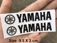 สติ๊กเกอร์ Yamaha สติกเกอร์ติดรถ รถมอเตอร์ไซค์ หมวกกันน็อค รถยนต์ สติกเกอร์ แต่งรถ ติดรถ ยามาฮ่า Brembo Showa Fino Mio Aerox Yzf R3 R6 พื้นใส กันน้ำ ทนแดด