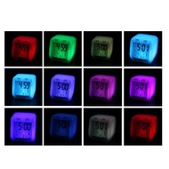 DIGITAL! 3 in 1 Clock Colorful LED Clock Bedroom Lamp Room Clock Digital Clock Small Clock With Colo