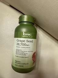 全新 GNC – Herbal Plus® 葡萄籽萃取物精華膠囊 38,700毫克 100粒
