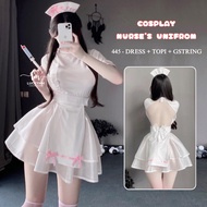 Luckkymm - Sexy Lingerie Dress Cosplay Nurse / Baju Nurse Costume / Sexy Nurse Costume 445