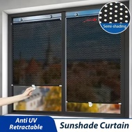 Sunshade Curtain Roller Blind Blackout Curtain Window Blind Car Office Bedroom Kitchen Blind Anti UV