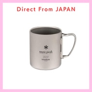 Snow Peak 【with sticker】 Titanium Double Mug 300 MG-152
