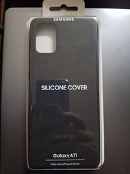 Samsung Galaxy A71 原廠矽膠手機殼，如還合用可買只沙田圍站約時間取