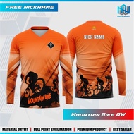 MTB Cycling Jersey ORANGE