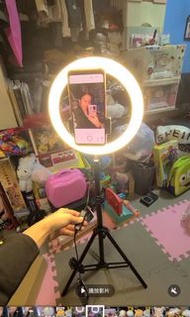 LED 三色可調光暗直播開live打燈一流