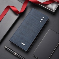Long Wallet Men Ultra-Thin Multi-Card Slot Clutch Men Wallet Wallet Wallet Clutch Business Coin Purs