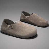 Men Causal Loafers two way men shoes Leather Fashion Lightweight Loafer for men