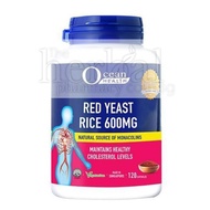 OCEAN HEALTH RED YEAST RICE 600mg CAPSULES 120