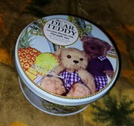 (只有空盒)泰迪熊 DEAR TEDDY 親愛的泰迪 鳳梨味夾心餅乾 空鐵盒 盒子