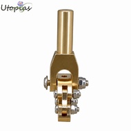 UTOPIAS Guitar Presser, Brass Brass Color Fret Press Tool, Durable Fret Press Caul For Fret Leveling