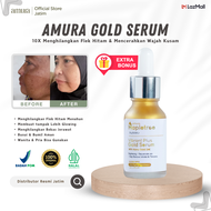 Amura Gold Serum Original Penghilang Flek Hitam Membandel dan Melasma Serum Flek Hitam Untuk Usia 30