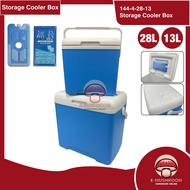 HJC Storage Cooler Box Set 28L + 13L Ice Box Portable Cooler Box Camping Picnic Fishing Cooler 2PCS 