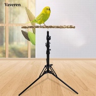 [Vaveren] Parrot Perch, Bird Stand, Climbing Platform, Standing Wooden Parrot Perch, Toy Birdcage Pe