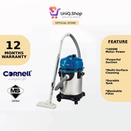 Cornell 3-In-1 Vacuum Cleaner Stainlees Steel Tank 1800W | CVC-WD602S (Penyedut Hampagas 1800W)