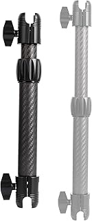 Carbon Fiber Double Socket Arm - Telescopic Extension from 10 to 13.8 Inches, Adjustable Lightweight