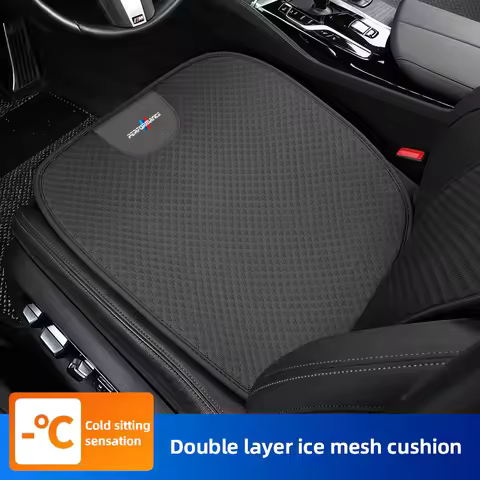 Car Ice Silk Seat Cushion Seat Covers For BMW Performance F30 F10 E90 F20 E46 E60 X7 Backrest Mat Re