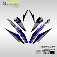 Striping Supra X 125 New Motif 1 Sticker Supra X 125 Fi Sticker Wave 125 R Supra-X 125 Custom Variat