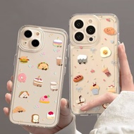Cute Jelly Cat Penguin Bread Phone Case For Huawei Honor 90 Lite X7D X9D X7B X8B X9B X9A X8C X7A X6C