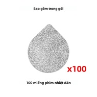 Ly Cà Phê Rỗng Có Nắp Đậy Bằng Nhôm Tương Thích Với Viên Cà Phê Chính Hãng Nespresso Có Miếng Dán Có