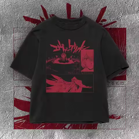 New Century Evangelion Ayanami T-shirt Anime Manga Retro Men's T-shirt Summer New Style Suitable for