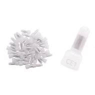 1000pcs LASDOP PRESS TRANSPARAN/LAS DOP/LASDOP PENYAMBUNG KABEL CE-1CE-2CE-5 LASDOP PRESS PUTIH