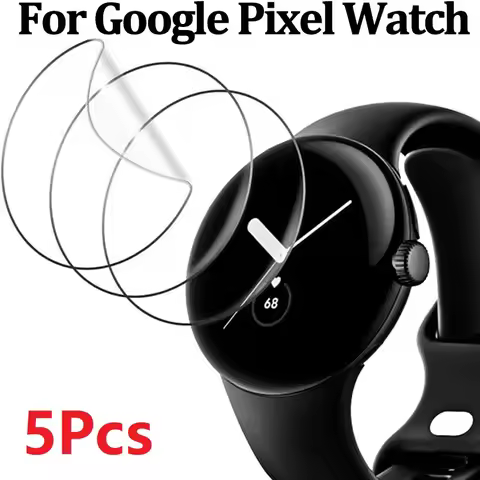 5Pcs Hydrogel Film for Google Pixel Watch 2 Lte Screen Protector Smart Watch Protective Film for Goo