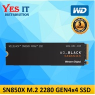 Western Digital WD_BLACK SN850X NVMe™ SSD - 1TB / 2TB with / without Heatsink ( WDS100T2X0E / WDS100
