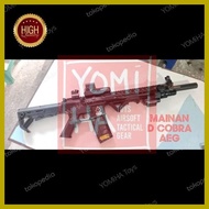 mainan tembakan aeg m416 dcobra ar15 best quality