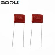 10PCS CBB22 630V223J 22NF Pitch 10MM 223 630V 0.022uF 223J630V CBB Polypropylene film capacitor chip