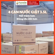 Thùng 4 can Nước giặt sinh học Fuwa3e 3.5L hương cam/ hương bạc hà