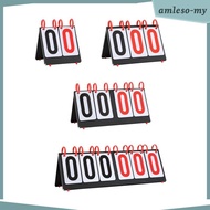 [AmlesoMY] Table Scoreboard, Point Counter, Sports Scoreboard, Flip Scoreboard, Scoreboard for Badmi