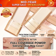Ellen Ella Flawless Eraser Foundation Stick With Brush Waterproof Full Coverage Concealer