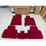 FL5 - Honda Access RED Type R / Floor Carpet Mat / PN: 08P15-T60-010