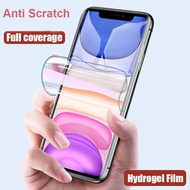 For iPhone 11 12 13 Pro Max 12 13 Mini 6 6S 7 8 Plus 6+ 6s+ 7+ 8+ SE 2020 Soft Invisible Hydrogel Sc