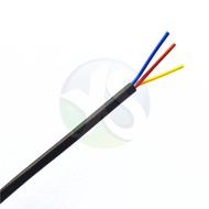 Kabel berselubung anti-penuaan tahan UV H03VV-F3*0.75 Kabel kuasa pemanas dinding Eropah