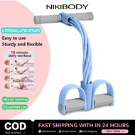 Upgraded Pedal Resistance Band Malaysia – 4-Tube (45LBS) / 6-Tube (65LBS) | Home Workout, Bakar Lema
