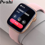 POSHI Smart Watch for Men Women Waterproof Original Bluetooth Dial Call Smart Digital Watch Men Fitness Tracker Sports Watch For Android Ios