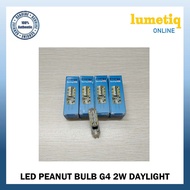 LED PEANUT BULB G4 220V 2W DAYLIGHT