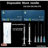 5/50pcs Disposable Blunt needle 22G 23G 25G 27G needle can be used syringe Luer Lock/Luer Slip beaut