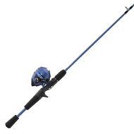 Slingshot Spincast Reel and Fishing Rod Combo, 5-Foot 6-Inch 2-Piece Fishing Pole, Size 30 Reel, Rig