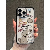 Cute Puppy Label Casing Infinix 0 0 Smart 10 Plus Smart 9 Note 50 Pro Hot 60 Pro Plus Tecno Spark GO