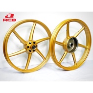 Racing Boy RCB RB SP522 Sport Rim NVX155 140/160x17 Black/ Gold Original