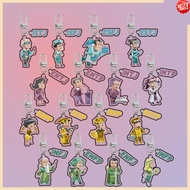 MBTI Type 16 Personality Type Keychain Decorative Personality Keychain Acrylic Mbti Keychain Colorfu