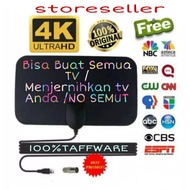 (100% Original Taffware) Dvb-T2 4k High Gain 25db Tfl-D139 Digital Tv Antenna