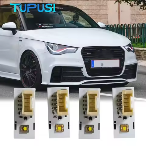 White Led DRL Boards for 2011-2014 Audi A1 S1 Xenon Headlight LED Daytime Running Light Chip Car Acc